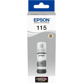 Epson 115 (70ml) Original Ink Bottle 70ml for Epson L8160, L8180 Printers - Grey