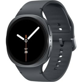 Samsung Galaxy Watch8 40mm Graphite Smartwatch, Bluetooth, Cushion Design, Dynamic Lug System, 3nm Processor, Sleep & Running Coach (International Version)