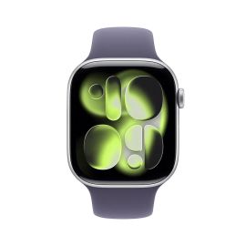Apple Watch Series 11 GPS 46mm Silver Aluminium Case Purple Fog Sport Band