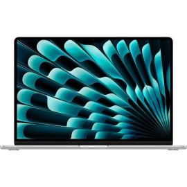  آبل ماك بوك إير 13 بوصة شاشة Liquid Retina شريحة M4 مع معالج 10 أنوية معالج رسومات 10 أنوية 16 جيجابايت ذاكرة عشوائية 512 جيجابايت تخزين SSD لوحة مفاتيح إنجليزية فضي