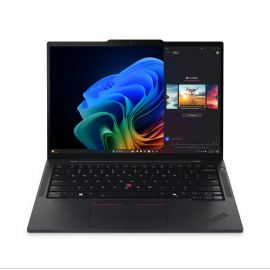 لابتوب Lenovo ThinkPad T14s Gen 6 بمعالج Intel Core Ultra 7-258V، ذاكرة RAM سعة 32 جيجابايت، وحدة تخزين SSD سعة 512 جيجابايت، رسومات Intel Arc Graphics 140V، شاشة WUXGA مقاس 14 بوصة، نظام تشغيل Windows 11 Pro، لوحة مفاتيح إنجليزية بإضاءة خلفية، باللون الأ