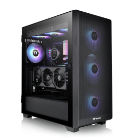 Thermaltake S250 TG ARGB Mid Tower Chassis,Black,CA-1Y6-00M1WN-00