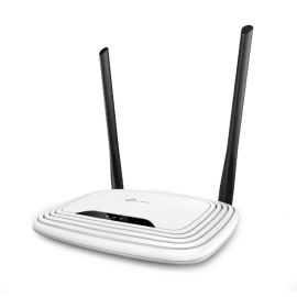 موجه واي فاي TP-Link N300 - 2 هوائي 5dBi عالي الطاقة، يدعم وضع نقطة الوصول وWISP، TL-WR841N