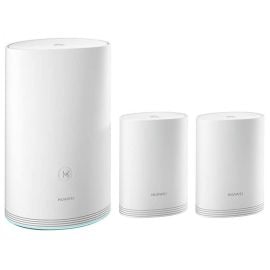 Huawei WS5280 WiFi Q2 Pro WS5280 Mesh System 1 Base + 2 Satellites, Dual‑Band 1167 Mbps Mesh with Powerline