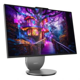 Lenovo Yoga AIO 27IAH10 All-in-One Intel Core Ultra 7-255H Processor 16GB Ram 1TB SSD Storage Intel Arc 140T Graphics 27 Inch QHD Touch Display Operating System Windows 11 Pro English Arabic Keyboard - Luna Grey