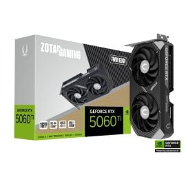 ZOTAC GAMING GeForce RTX 5060 Ti 16GB Twin Edge Graphics Card, Blackwell Architecture, DLSS 4, GDDR7 Memory, IceStorm 2.0 Cooling