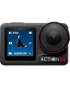 DJI Osmo Action 5 Pro 4K Action Camera Adventure Pack 2.5" OLED Touchscreen HDR and Low-Light Performance Digital Image Stabilization Black