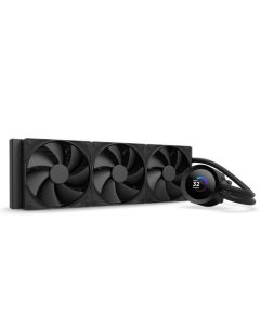 مبرد NZXT Kraken Plus 360 V2 باللون الأسود – ثلاث مراوح ضغط ثابت بحجم 120 مم، مع التحكم عبر برنامج CAM