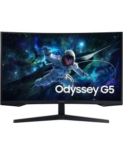 سامسونج شاشة  32 بوصة أوديسي G5 المنحنية شاشة VA QHD 2560 × 1440 معدل التحديث 165 هرتز وقت الاستجابة 1 مللي ثانية VA عرض HDMI أسود 
