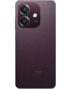 هاتف Oppo A5i ثنائي الشريحة، ذاكرة وصول عشوائي (RAM) سعة 4 جيجابايت، سعة تخزين 128 جيجابايت، لون أحمر سديم، إصدار الشرق الأوسط