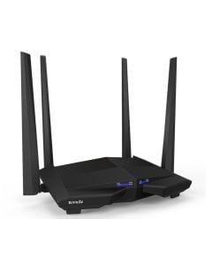 راوتر Tenda AC10 AC1200 ثنائي النطاق جيجابت واي فاي مع 4 هوائيات، وتقنية MU-MIMO-Beamforming