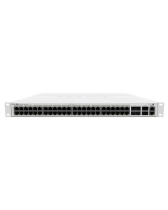 MikroTik CRS354-48P-4S+2Q+RM 48‑Port Gigabit PoE+ Cloud Router Switch with 4×10G SFP+, 2×40G QSFP+, 700W PoE Budget