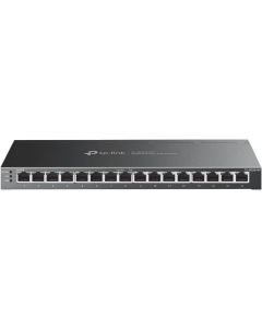 مفتاح TP-Link TL-SG2016P JetStream الذكي المزود بـ 16 منفذ Gigabit مع 8 منافذ PoE+ (بميزانية 120 وات) وإدارة Omada السحابية