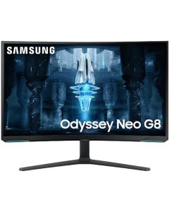 Samsung Odyssey Curved Gaming Monitor Neo G8 32 inch 4K UHD LS32BG850NMXUE 3840x2160 Refresh Rate 240Hz Response Time 1ms WHITE