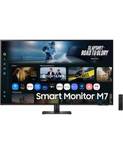 SAMSUNG Smart Monitor 43 inch M7 M70F 4K UHD VA Display 3840 x 2160 60Hz Refresh Rate 4ms Response Time Tizen Operating System Black 