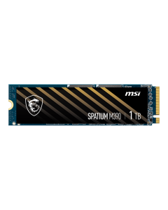 MSI SPATIUM M390 250GB NVMe M.2 SSD - PCIe Gen3x4, 3D NAND, 3300MB/s Read, 1200MB/s Write, Compact M.2 2280 Form Factor