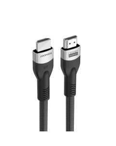 كابل بروميت برايم لينك 8 كيه-500 HDMI 2.1 - سرعة فائقة 5 أمتار، عرض نطاق ترددي 48 جيجابت في الثانية، دقة 8K بتردد 60 هرتز، HDR ديناميكي، دعم eARC، تصميم مرن رفيع، موصلات مطلية بالذهب - أسود