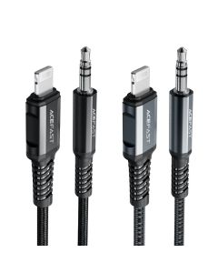 كابل صوت Acefast C1-06 Lightning إلى 3.5 مم، 1.2 متر