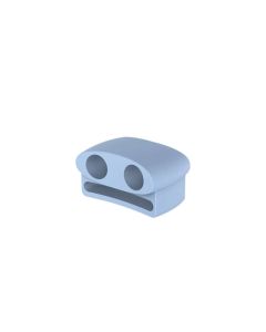 Promate Silicone AirPods Watch Band Holder Clip with Sweat-Resistant for Apple Watch- Airhitch Blue