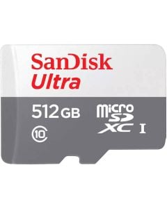 SanDisk Ultra microSD cards 100MB/s without adapter - 512GB