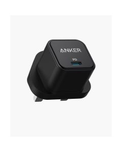 Anker Powerport 3 20W Cube USB-C Charger- Black