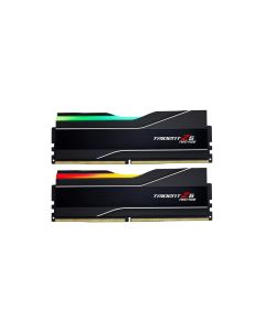 مجموعة ذاكرة سطح المكتب G.SKILL Trident Z5 Neo RGB سعة 64 جيجابايت (2×32 جيجابايت) DDR5-6000 CL28-36-36-96 1.40 فولت، مع ملفات تعريف AMD EXPO وIntel XMP، وموزع حرارة أسود