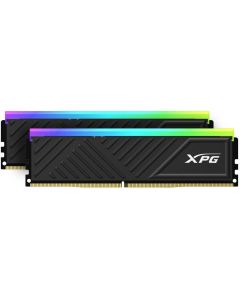 مجموعة ذاكرة سطح المكتب XPG Spectrix D35 RGB DDR4 سعة 64 جيجابايت (2×32 جيجابايت) 3600 ميجاهرتز CL18 ثنائية القناة - مشتت حراري أسود منخفض الارتفاع، Intel XMP 2.0