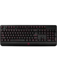 BenQ ZOWIE CELERITAS II Mechanical Gaming Keyboard – Optical Switches, Red LED Backlighting, 1000Hz Polling Rate, 100% N-Key Rollover, Ergonomic Design, USB & PS/2 Connectivity, and Fixed Wrist Rest