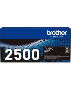 Brother Genuine TN2500 Black Toner Cartridge, Standard Yield