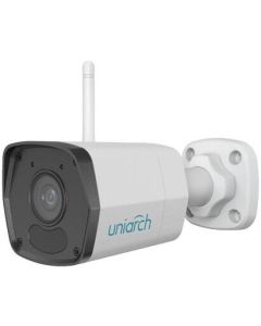Uniarch IR Outdoor Night Vision Bullet Wi-Fi Camera Uho-B1R-M2F3 2MP 1/2.9" CMOS Sensor, 2.8mm@F2.1 Lens IP67 Protection, White