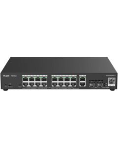 Ruijie Reyee RG‑ES220GS‑P 20‑Port Gigabit Smart Cloud Managed PoE Switch 16×PoE+ + 2 SFP, 250 W Budget