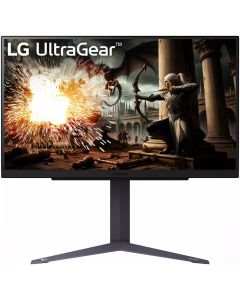 إل جي 27GS75Q UltraGear شاشة ألعاب 27 بوصة QHD IPS Display 2560 x 1440 معدل تحديث 200 هرتز زمن استجابة 1 مللي ثانية متوافقة مع AMD FreeSync و NVIDIA G-Sync، شاشة ملونة مقاس 16.7 متر، أسود