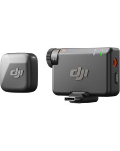 ميكروفون لافالير DJI Mic Mini (جهاز إرسال + جهاز استقبال)، خفيف للغاية، صوتي، مع إلغاء الضوضاء، ضبط تلقائي، ميكروفون لاسلكي للكاميرات / الآيفون / الأندرويد، للتدوين المرئي (Vlog)