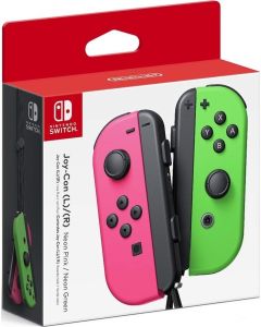 Nintendo Switch Joy-Con Controller Neon Green/Pink
