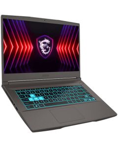 ابتوب ألعاب MSI ثين A15 B7VF مع معالج AMD Ryzen 7 7735HS، ذاكرة RAM بسعة 16 جيجابايت، تخزين SSD بسعة 1 تيرابايت، بطاقة رسومات جيفورس RTX 4060 بسعة 8 جيجابايت، شاشة IPS FHD بحجم 15.6 بوصة، لوحة مفاتيح إنجليزية وعربية، اللون كوزموس جراي، نظام التشغيل ويندوز
