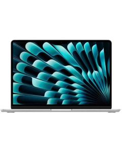 "آبل ماك بوك إير 15 إنش شاشة ليquid Retina XDR شريحة M3 معالج 8 نواة ووحدة معالجة رسومات 10 نواة ذاكرة 8 جيجابايت تخزين SSD 256 جيجابايت لوحة مفاتيح إنجليزي فضي"