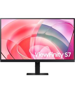 شاشة عرض ViewFinity من سامسونج S7 S70D 4K UHD VA مقاس 32 بوصة 3840 × 2160 بمعدل تحديث 60 هرتز ووقت استجابة 5 مللي ثانية وشاشة مسطحة خالية من الوميض ووضع حماية العين باللون الأسود
