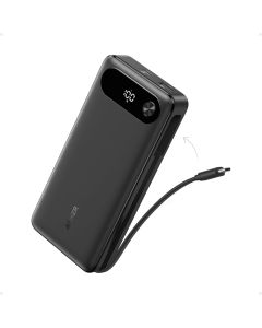 باور بانك أنكر 20,000 مللي أمبير/ساعة شاحن محمول مع كابل USB-C مدمج