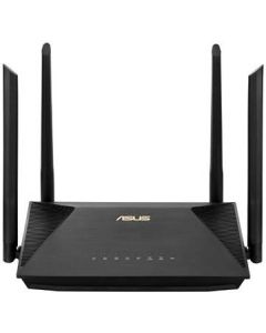 ASUS RT-AX53U AX1800 Dual‑Band WiFi 6 Router 574 Mbps (2.4 GHz) / 1201 Mbps (5 GHz) Gigabit WAN + 3 LAN USB Port AiProtection AiMesh