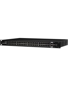 Ubiquiti EdgeSwitch ES-48-500W 48‑Port Managed Gigabit PoE+ Switch with 500 W Budget, 2 x 10G SFP+ & 2 x 1G SFP Uplinks, 1U Rack‑Mount