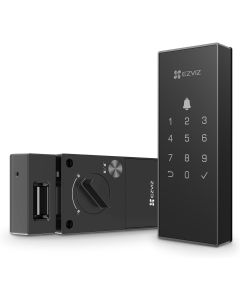 قفل EZVIZ DL03 الذكي - دخول بدون مفتاح، مدعوم بتقنية Bluetooth و Wi-Fi، تنبيهات مضادة للتلاعب، تحكم عن بُعد، تركيب سهل