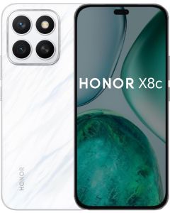 Honor X8C Dual Sim Smartphone 8GB Ram 256GB Storage 4G Middle East Version-Moonlight White