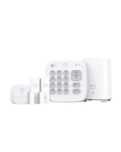 Eufy Security Alarm Kit – Adjustable Sensitivity, Entry & Motion Sensors, 100° Coverage up to 30ft, Easy Setup, White T8990321