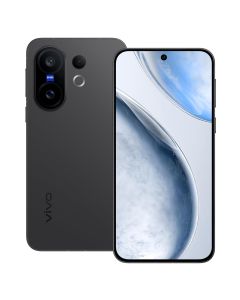 هاتف ذكي Vivo X200 FE ثنائي الشريحة بذاكرة وصول عشوائي (RAM) سعة 12 جيجابايت وذاكرة تخزين 512 جيجابايت وشبكة الجيل الخامس، لون أسود، إصدار الشرق الأوسط