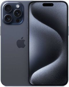Apple iPhone 15 Pro Max 1TB Blue Titanium - Middle East Version