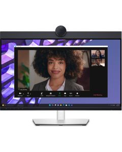 ديل P2424HEB شاشة مؤتمرات 24 بوصة بدقة Full HD 1920 × 1080 ومعدل تحديث 60 هرتز ووقت استجابة 5 مللي ثانية وكاميرا مدمجة بدقة 4 ميجابكسل RGB + IR 2K بتقنية IPS 99% sRGB أسود فضي