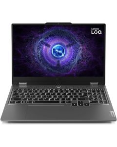 لينوفو LOQ 15IRX9 كمبيوتر محمول للألعاب إنتل كور i7-14700HX معالج 16 جيجابايت DDR5-5600 رام 512 جيجابايت SSD 8 جيجابايت نفيديا جيفورس جرافيك 15.6 بوصة FHD 300nits 144 هرتز رمادي نظام التشغيل (ويندوز 11 مطور)