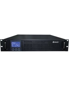 وحدة UPS NCTS R1K2 للتركيب على الرف، 1 كيلو فولت أمبير (1000 فولت أمبير / 800 واط) - بطارية مدمجة، تحويل مزدوج، مقاس 19 بوصة