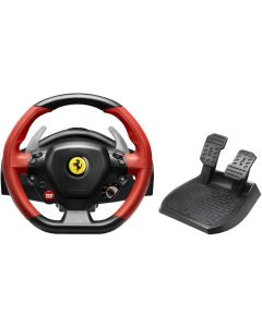 Thrustmaster Ferrari 458 Spider Racing Wheel Kinect Detection LED Adjustable Wheel Sensitivity Central Clamping System Xbox One Red 