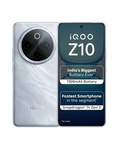 IQOO NEO Z10 Dual Sim Smartphone 12GB Ram 256GB Storage 5G Glacier Silver International version